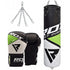 RDX F11 FILLED BLACK & WHITE PUNCH BAG & BOXING GLOVES-1